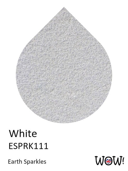 WOW! Embossing Earth Sparkles Glitter 15ml - White