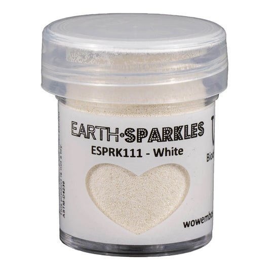 WOW! Embossing Earth Sparkles Glitter 15ml - White