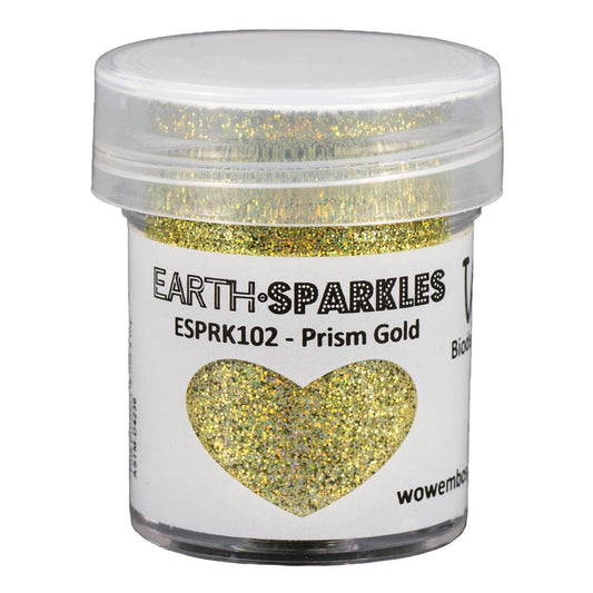 WOW! Embossing Earth Sparkles Glitter 15ml - Prism Gold