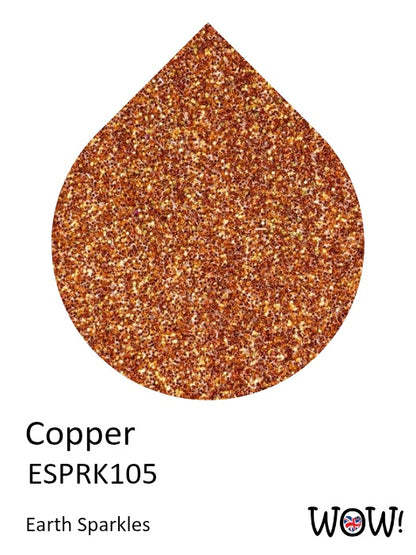 WOW! Embossing Earth Sparkles Glitter 15ml - Copper