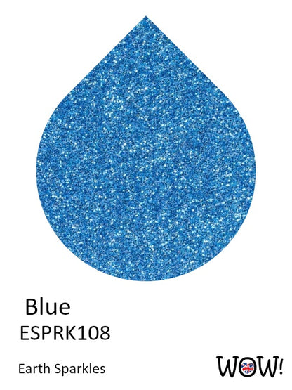 WOW! Embossing Earth Sparkles Glitter 15ml - Blue
