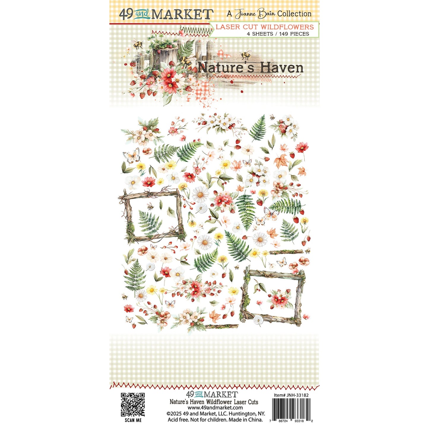 49 And Market Nature's Haven Laser Cut Outs - Wildflower
