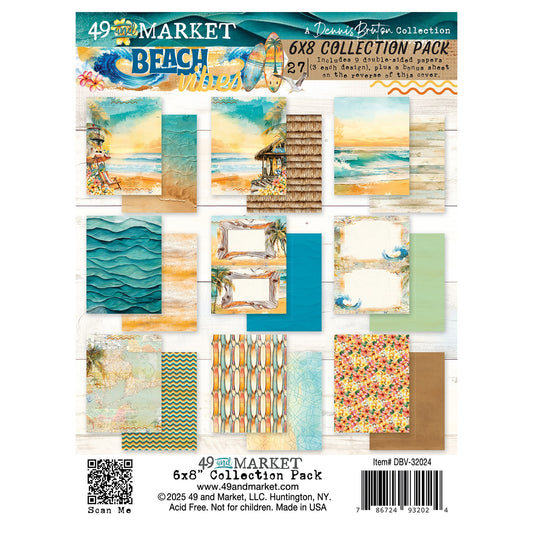 49 And Market Beach Vibes Collection Pack 6"X8"