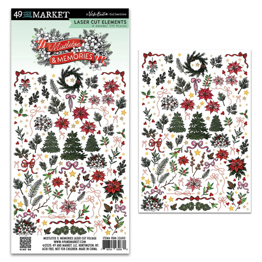 49 And Market Mistletoe And Memories Laser Cut Outs - Foliage