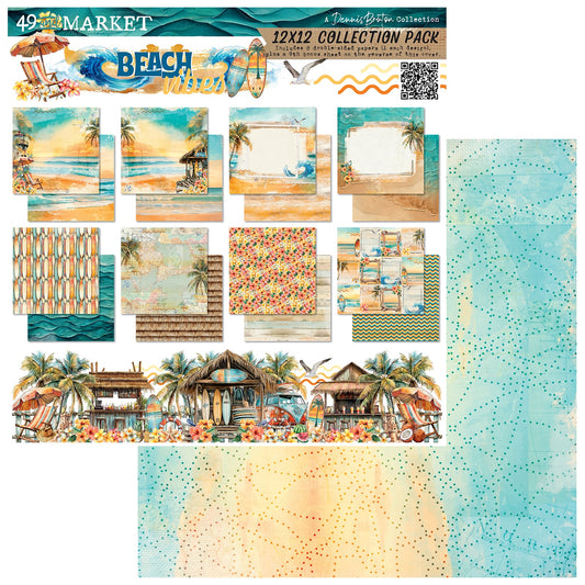 49 And Market Beach Vibes Collection Pack 12"X12"