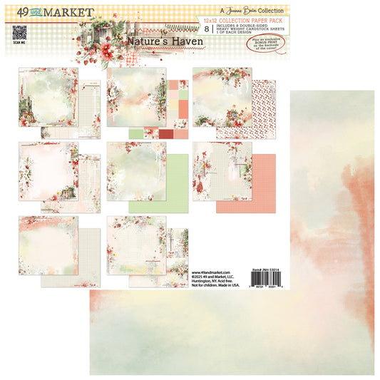 49 And Market Nature's Haven Collection Pack 12"X12"
