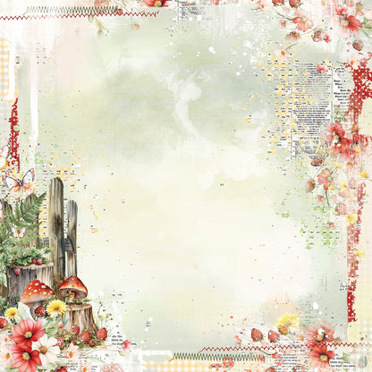 49 And Market Nature's Haven Double-Sided Cardstock 12"X12" - Quiet Place