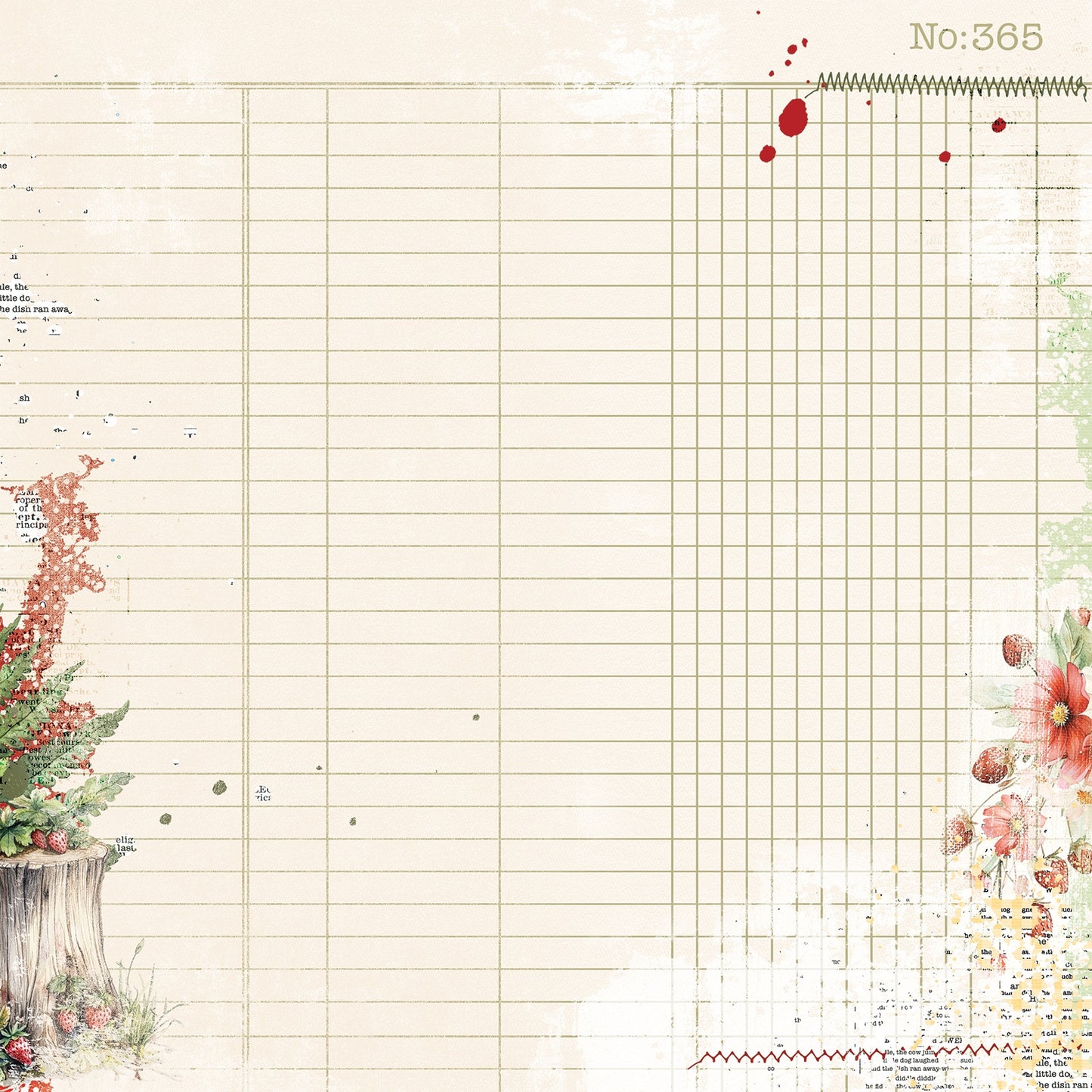 49 And Market Nature's Haven Double-Sided Cardstock 12"X12" - Quiet Place