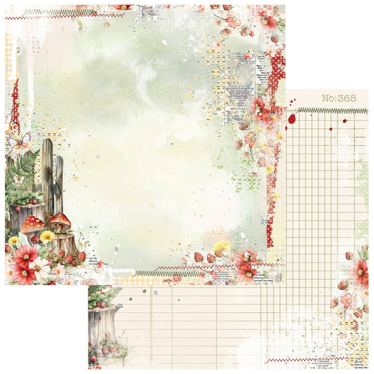 49 And Market Nature's Haven Double-Sided Cardstock 12"X12" - Quiet Place