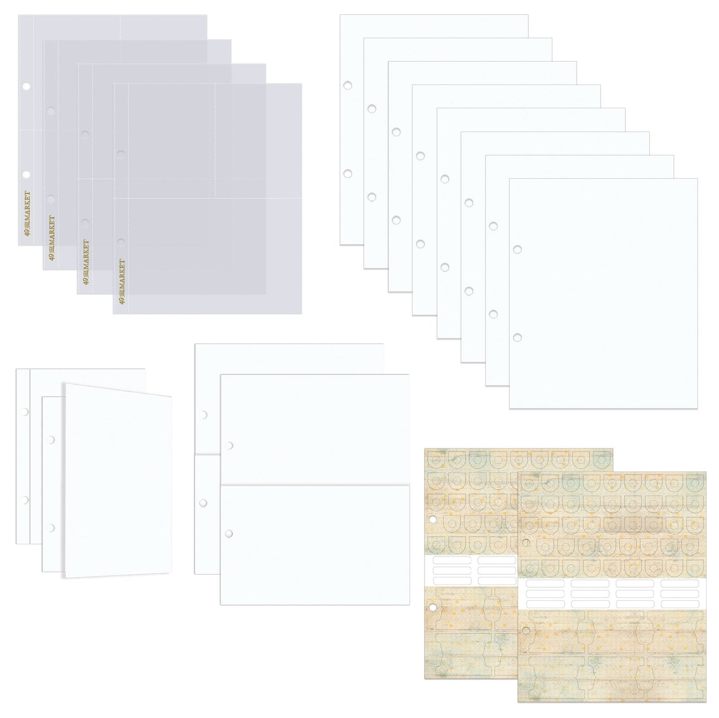49 And Market Foundations Binder Album Kit - Sunny