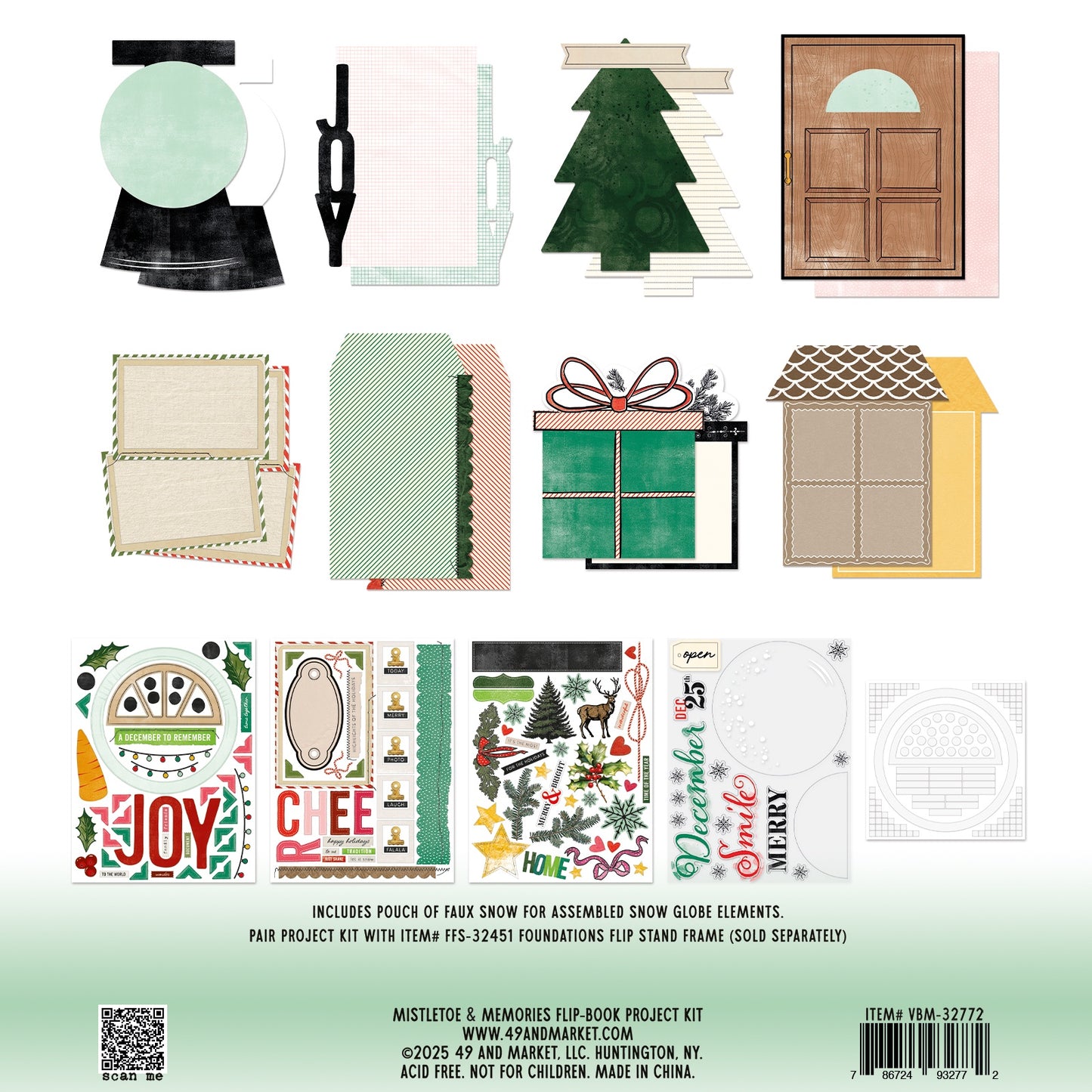 49 And Market Mistletoe And Memories Flip Book Kit