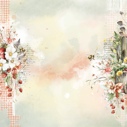 49 And Market Nature's Haven Double-Sided Cardstock 12"X12" - Busy Bee