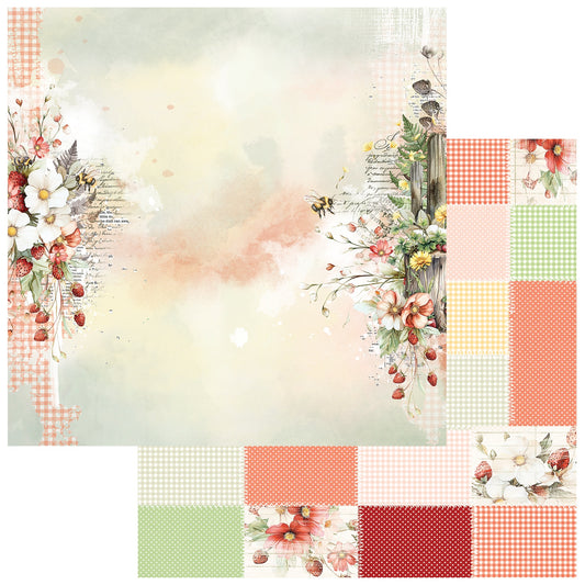 49 And Market Nature's Haven Double-Sided Cardstock 12"X12" - Busy Bee