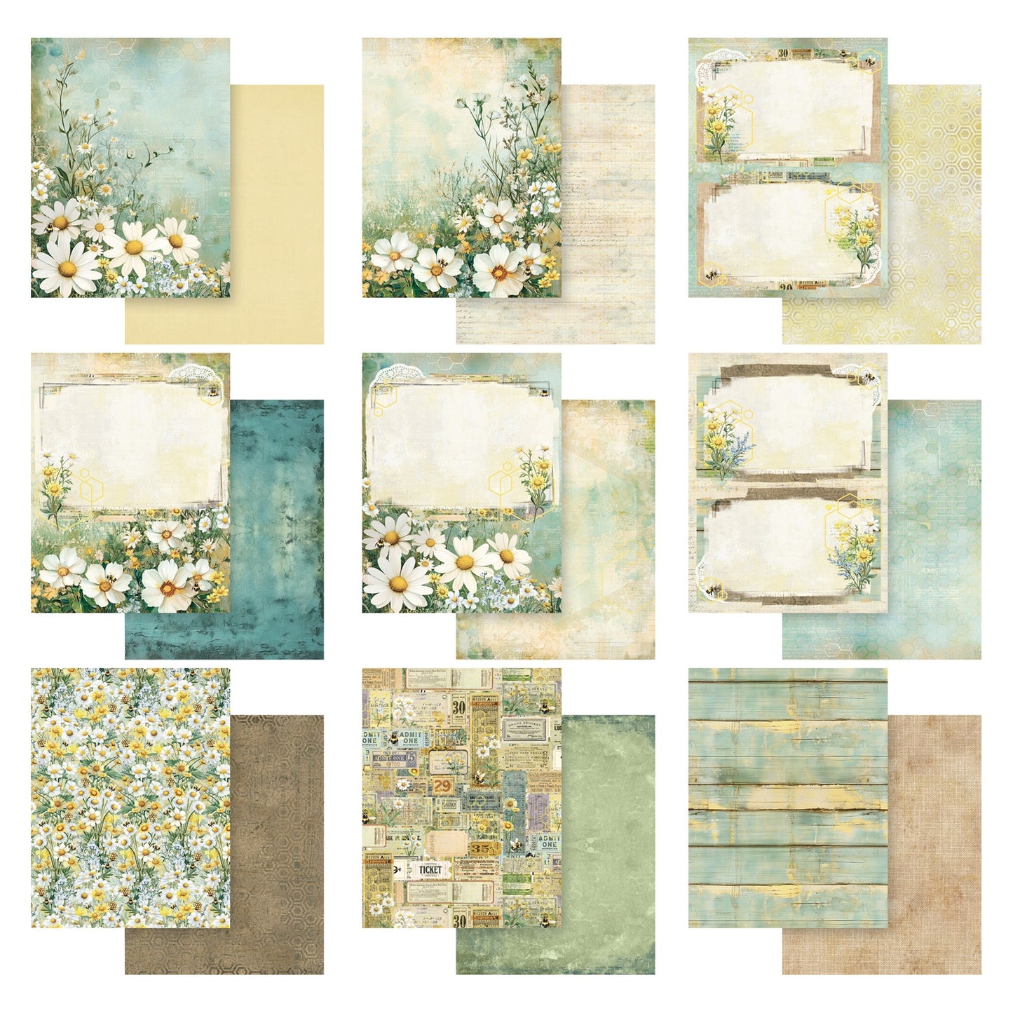 49 And Market Botanical Buzz Collection Pack 6"X8"