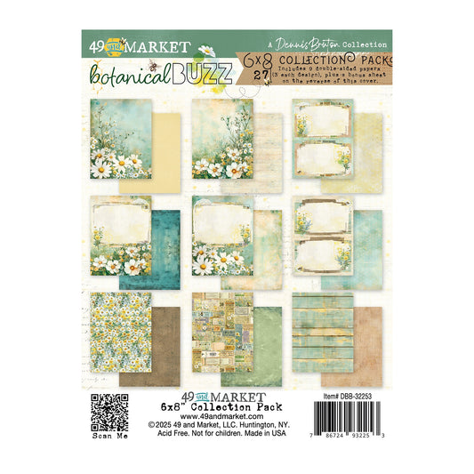49 And Market Botanical Buzz Collection Pack 6"X8"