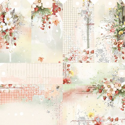 49 And Market Nature's Haven Double-Sided Cardstock 12"X12" - Berry Delight