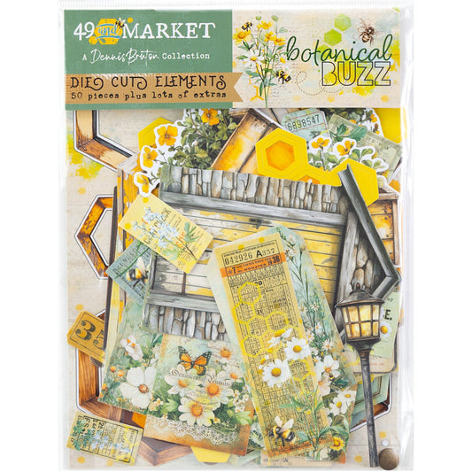 49 And Market Botanical Buzz Die-Cuts - Elements