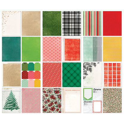 49 And Market Mistletoe And Memories Paper Pack 6"X8"