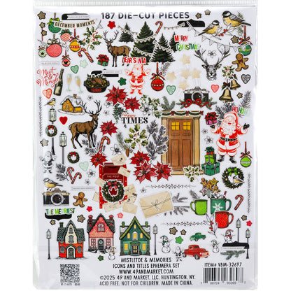 49 And Marketing Mistletoe And Memories Die-Cuts - Icons