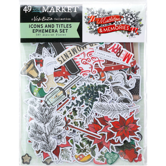 49 And Marketing Mistletoe And Memories Die-Cuts - Icons