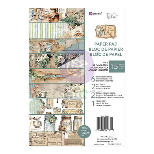 Prima Marketing The Home Baker 6"x8" Paper Pad