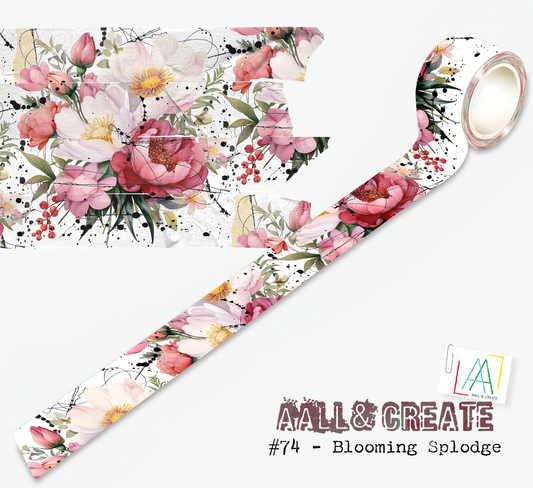 #74 - Washi Tape - Blooming Splodge