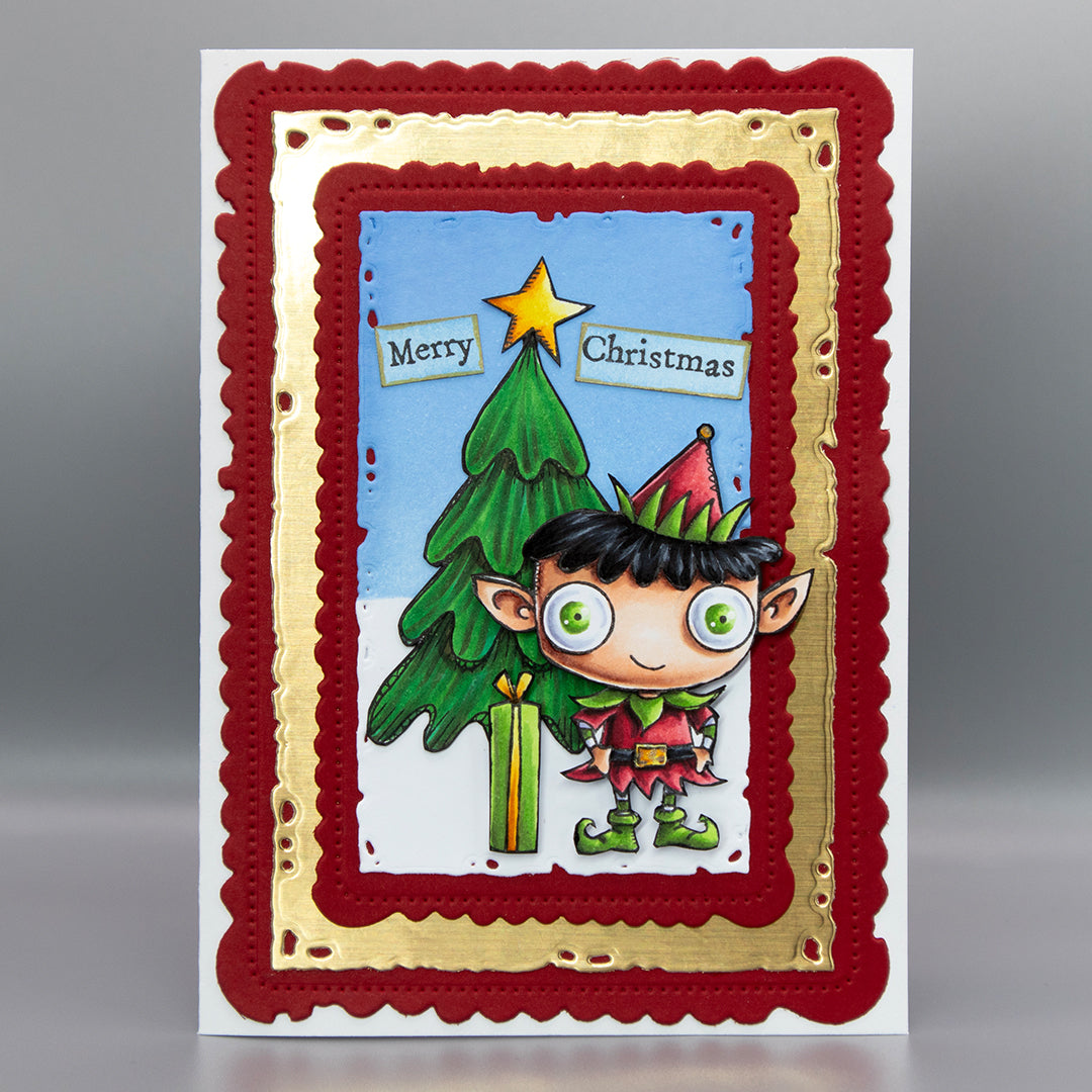 #609 - A7 Clear Stamp Set - Oh Christmas Tree