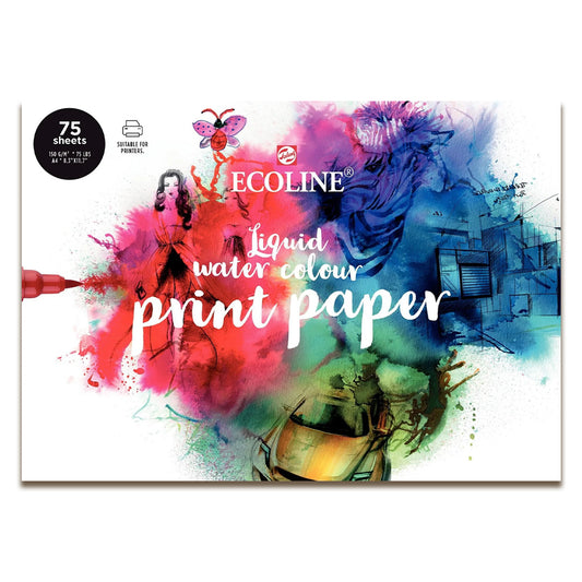 Ecoline A4 Liquid Watercolour Paper Pad (75 Sheets)