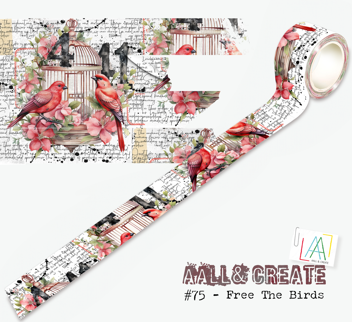 #75 - Washi Tape - Free The Birds