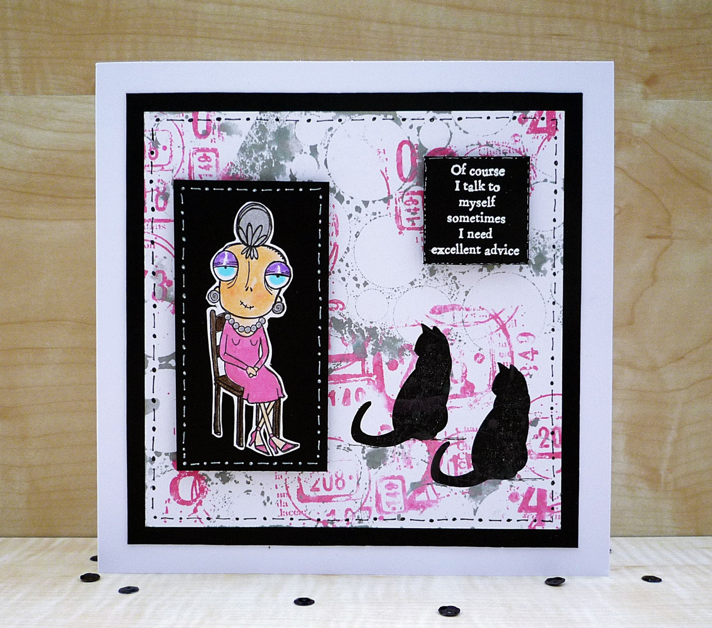TP-780 - A7 Clear Stamp Set - Deep Thoughts Dee