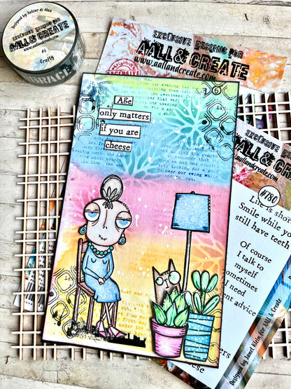 TP-780 - A7 Clear Stamp Set - Deep Thoughts Dee