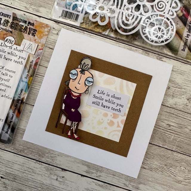 TP-780 - A7 Clear Stamp Set - Deep Thoughts Dee