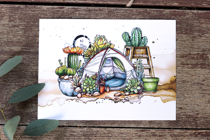 #1073 - A6 Stamp Set - Botanical Bliss