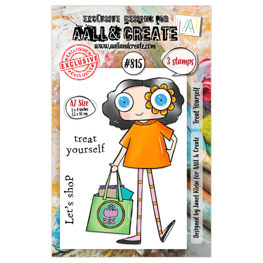#815 - A7 Clear Stamp Set - Treat Yourself