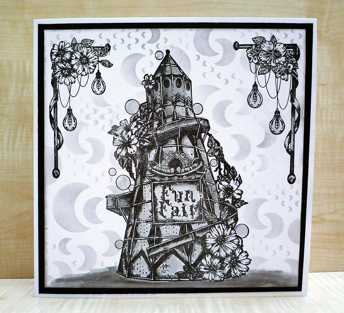 TP-828 - A5 Clear Stamp Set - Spiralling Delights