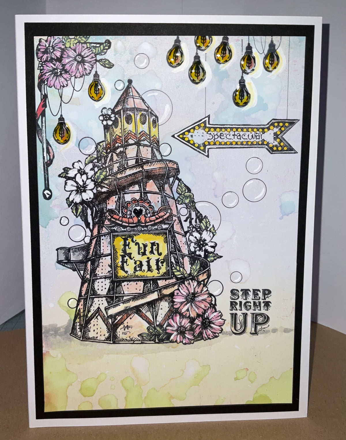 TP-828 - A5 Clear Stamp Set - Spiralling Delights