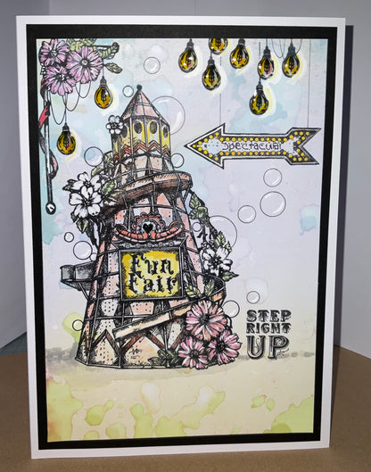 TP-828 - A5 Clear Stamp Set - Spiralling Delights