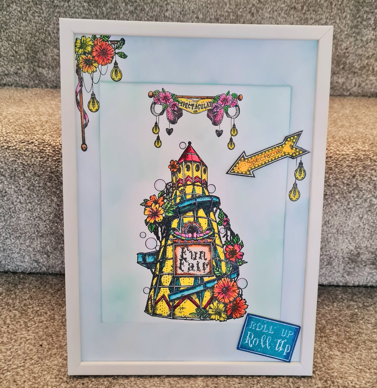 TP-828 - A5 Clear Stamp Set - Spiralling Delights