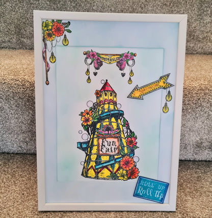 TP-828 - A5 Clear Stamp Set - Spiralling Delights