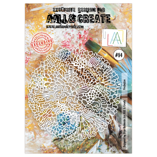 #84 - A4 Stencil - Profusion