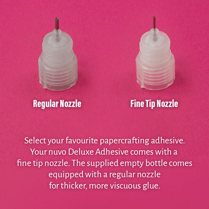 My Sweet Petunia Precision Glue Press & Nuvo Delux Precision Nozzles with Bottle
