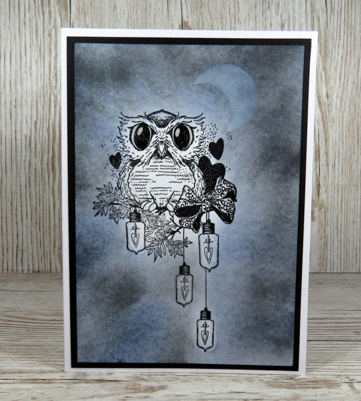 TP-865 - A6 Clear Stamp Set - Owl's Crystals