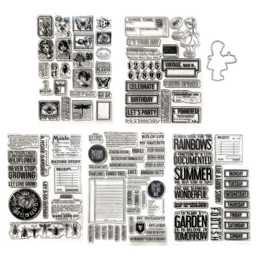 Elizabeth Craft Designs Bonanical Blend Stamp Bundle - Ships from 28th August