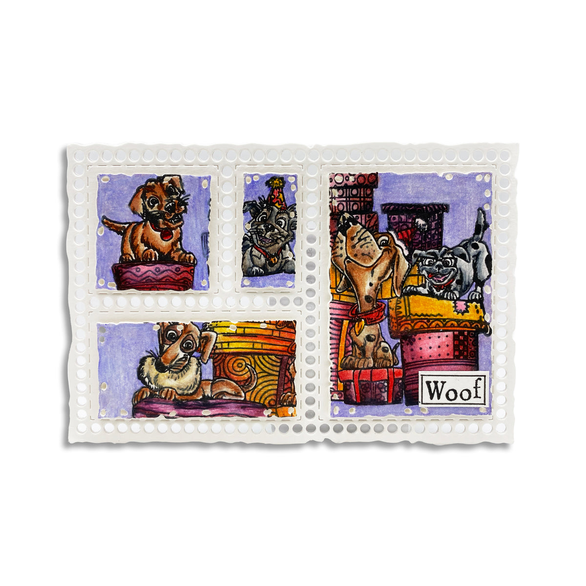 #1212 - A6 Stamp Set - Pawsome Bonanza