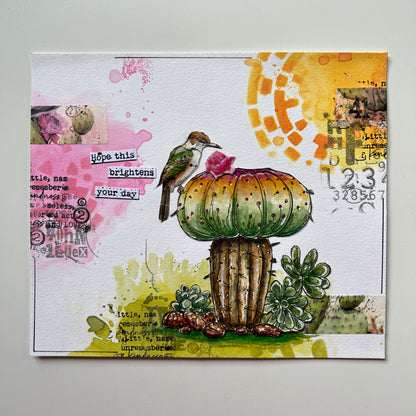 #1073 - A6 Stamp Set - Botanical Bliss