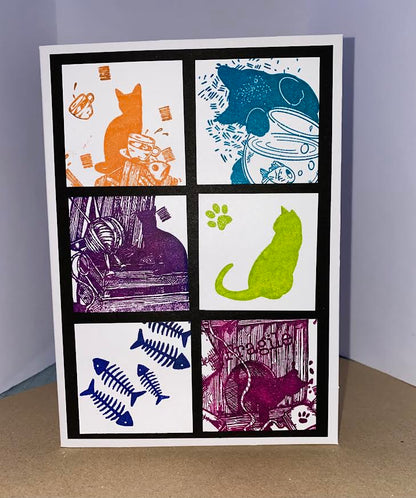 TP-793 - A5 Clear Stamp Set - Bad Cats Club