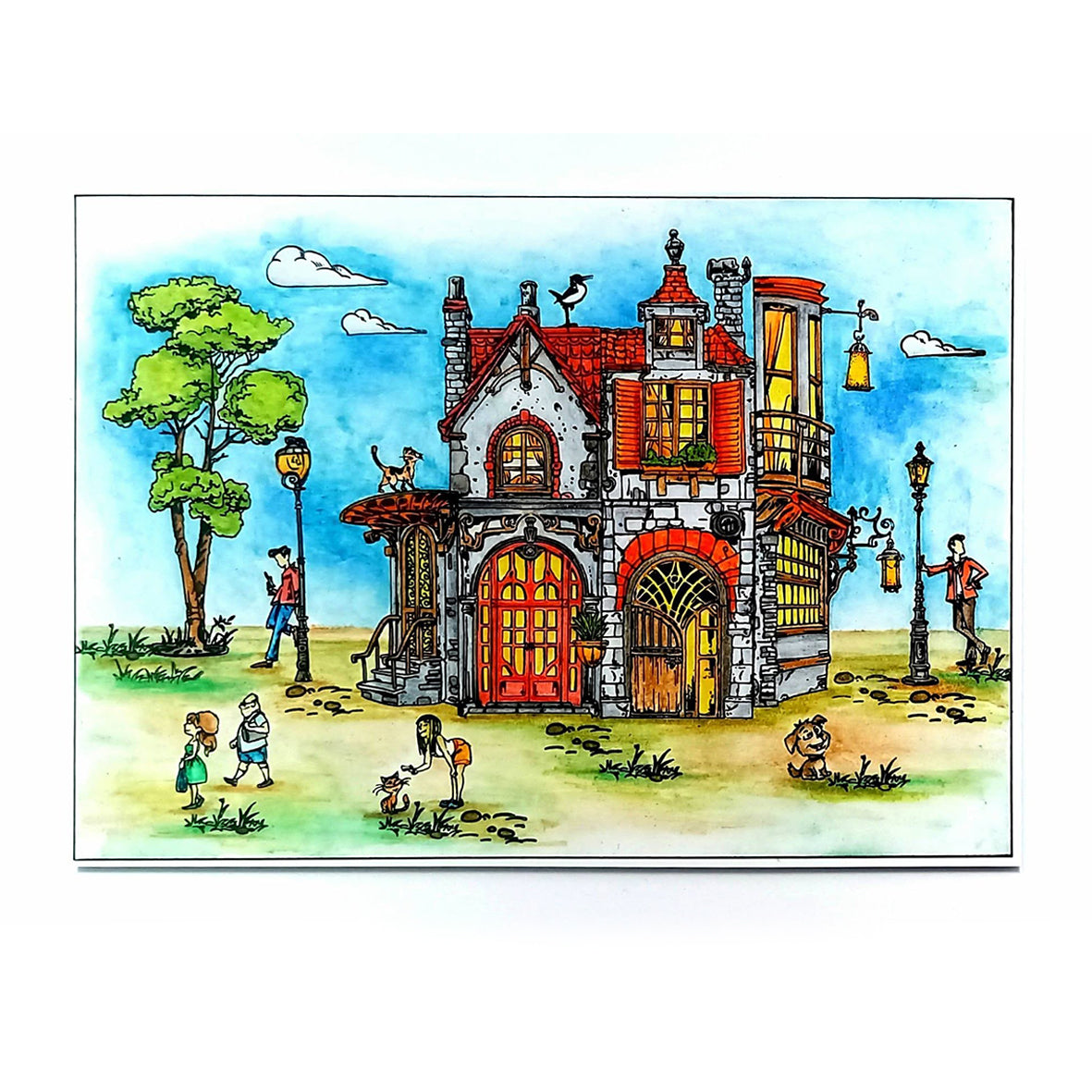 TP-1473 - A5 Stamp Set - Sidewalk Stories