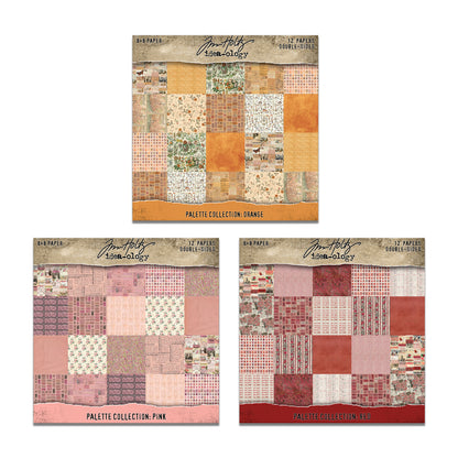 Tim Holtz idea-ology 8 x 8 Palette Paper Collection January 2026