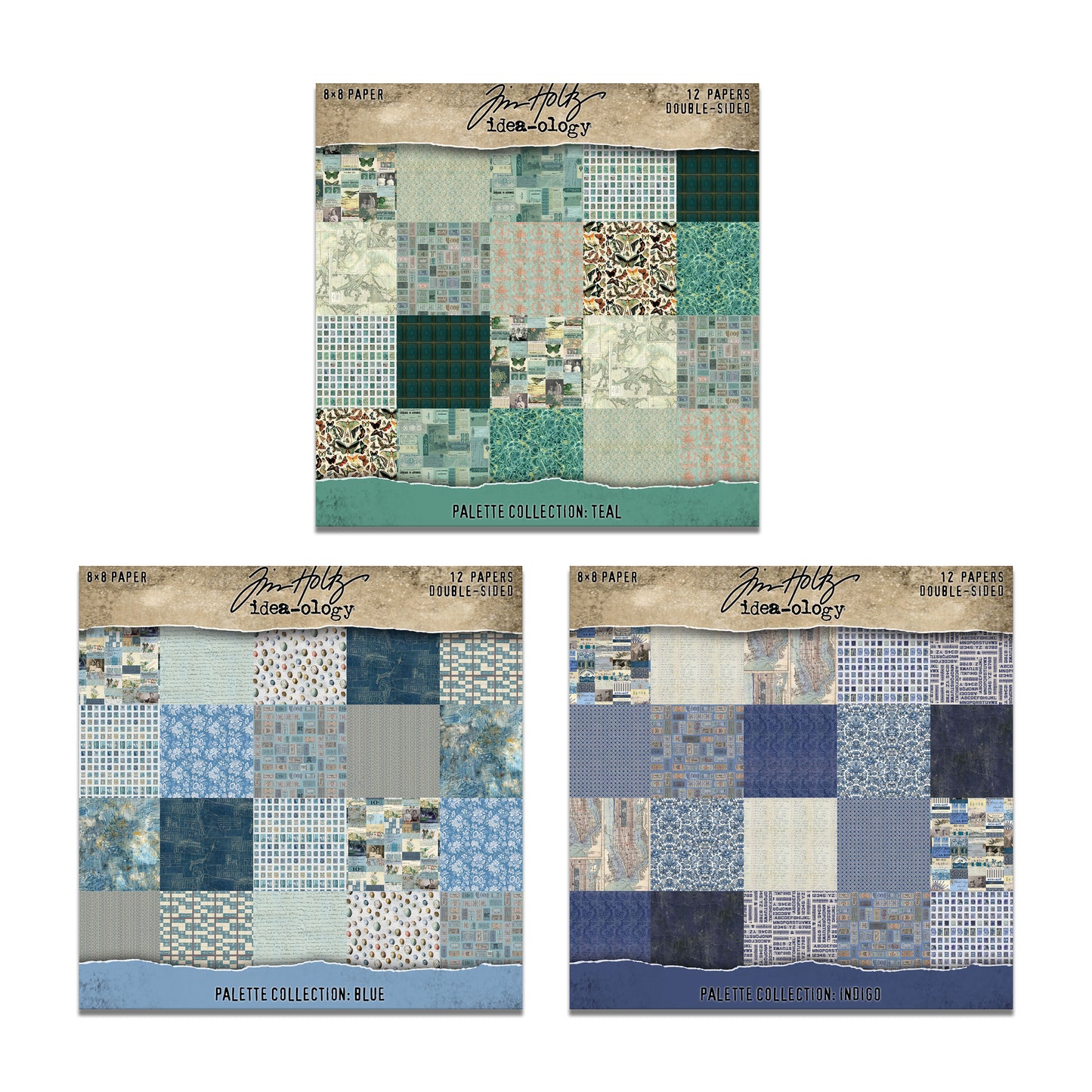 Tim Holtz idea-ology 8x8 Palette Paper Collection May 2026