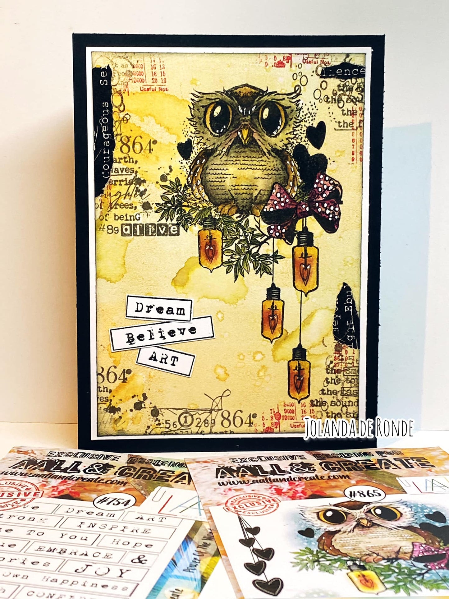 TP-865 - A6 Clear Stamp Set - Owl's Crystals
